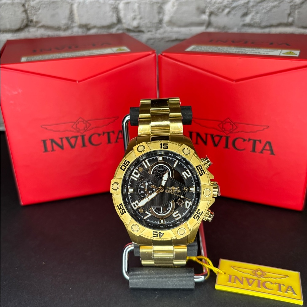 Invicta S1 Rally SCUBA Men's Watch - 48mm, Gold
